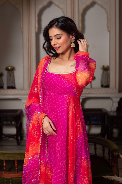 Exotic Rangoli Georgette Suit Set
